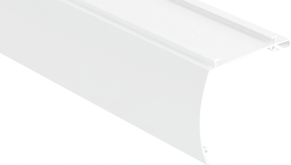 Flexible Curtain Aluminum Profile Rail Series 33